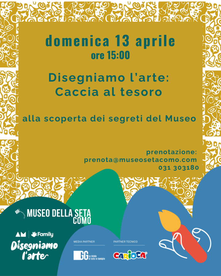 Disegniamo l’arte | Caccia al tesoro nel Museo della Seta!